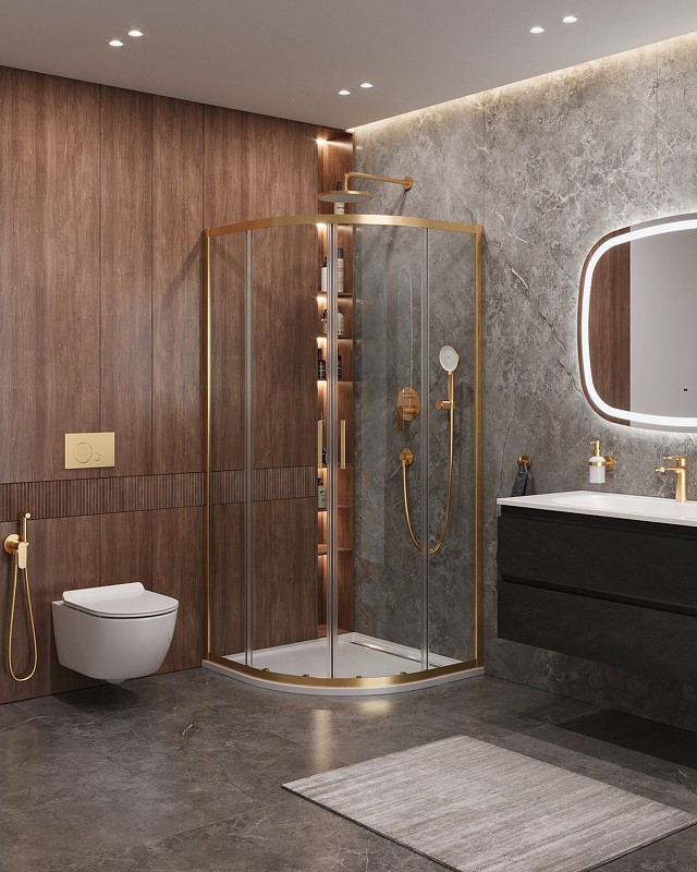 Душевой уголок Cezares Molveno 90x90 MOLVENO-R-2-90-C-BORO-IV