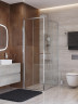 Душевой уголок Cezares Lux 80x90 LUX-AH-FS-1-80/90-C-CR