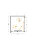 Душевой уголок Cezares Lux 80x90 LUX-AH-FS-1-80/90-C-CR
