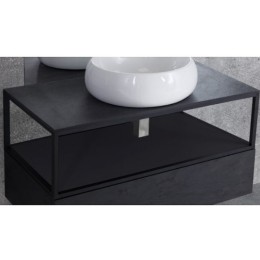 Консоль под раковину Cezares Cadro 100 CADRO50-100/50/30-1C-SO-MET-ST