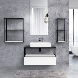 Консоль под раковину Cezares Cadro 100 CADRO50-100/50/30-1C-SO-MET-ST