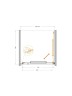 Душевая дверь Cezares Lux 100 LUX-B-FS-1-100-C-BORO