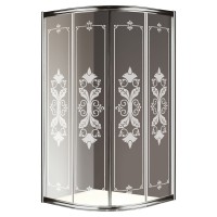 Душевой уголок Cezares Giubileo R2 90x90 GIUBILEO-R-2-90-SCORREVOLE-CP-Cr