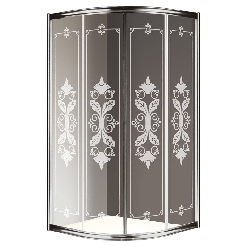 Душевой уголок Cezares Giubileo R2 90x90 GIUBILEO-R-2-90-SCORREVOLE-CP-Cr