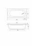 Акриловая ванна Cezares Piave 150x70 PIAVE-150-70-42-W37