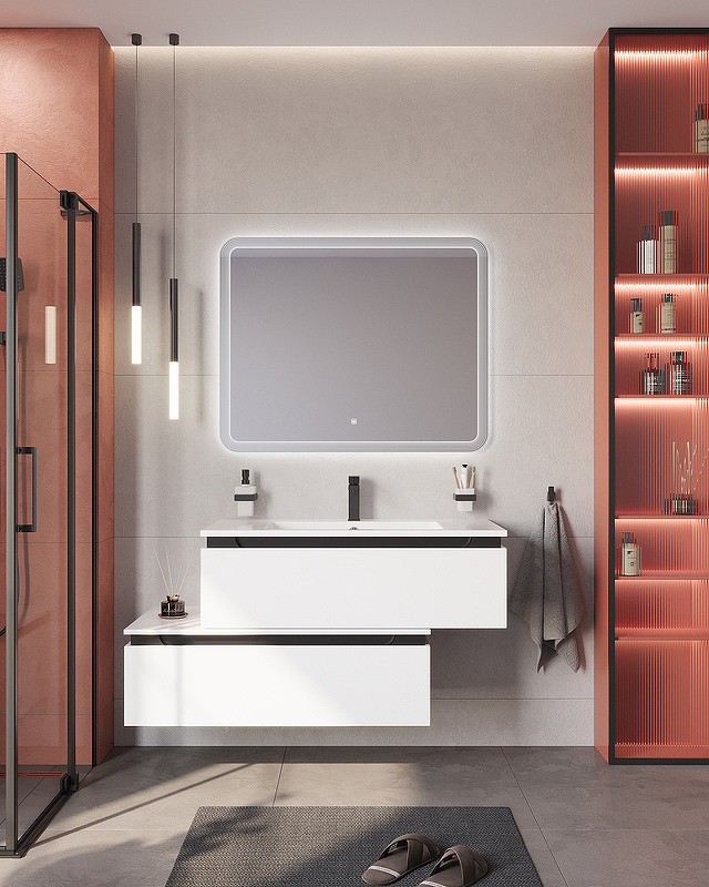 Тумба Cezares Slider 100 SLIDER-1000-1C-PI-BO