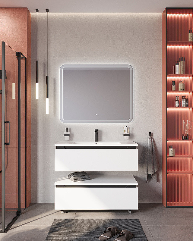 Тумба Cezares Slider 100 SLIDER-1000-1C-PI-BO