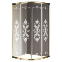 Душевой уголок Cezares Giubileo R2 90x90 GIUBILEO-R-2-90-SCORREVOLE-CP-G