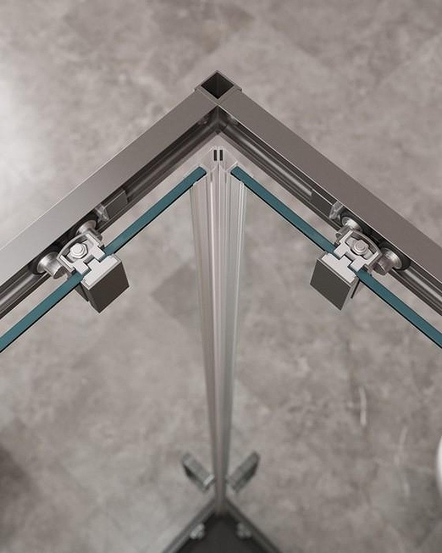 Душевой уголок Cezares Molveno 130x120 MOLVENO-AH-22-130/120-C-GM-IV