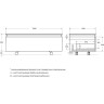 Тумба Cezares Slider 100 SLIDER-1000-1C-PI-RT-P