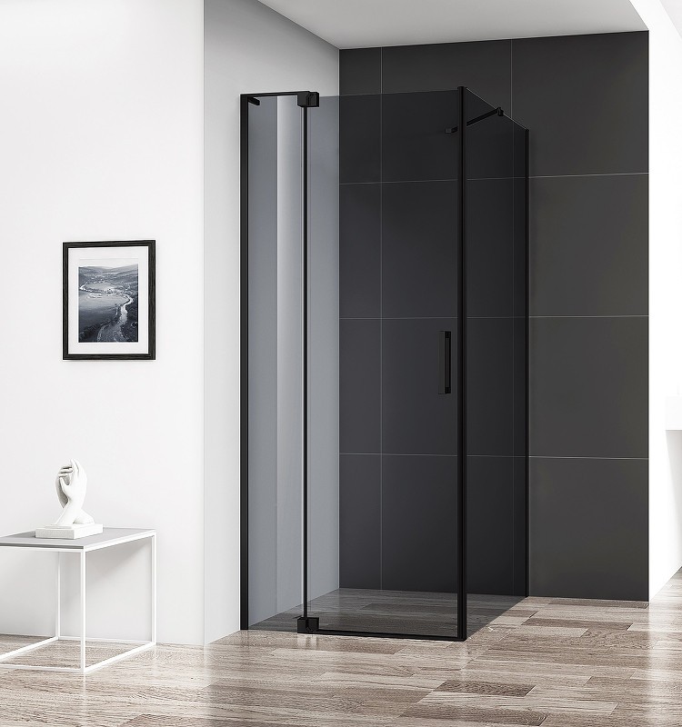 Душевой уголок Cezares Slider 80x80 SLIDER-AH-1-80-70/80-GRIGIO-NERO