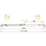 Душевая дверь Cezares Giubileo 120 GIUBILEO-BF-1-120-C-Br