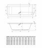 Акриловая ванна Cezares Plane 170x70 PLANE-170-70-45-W37