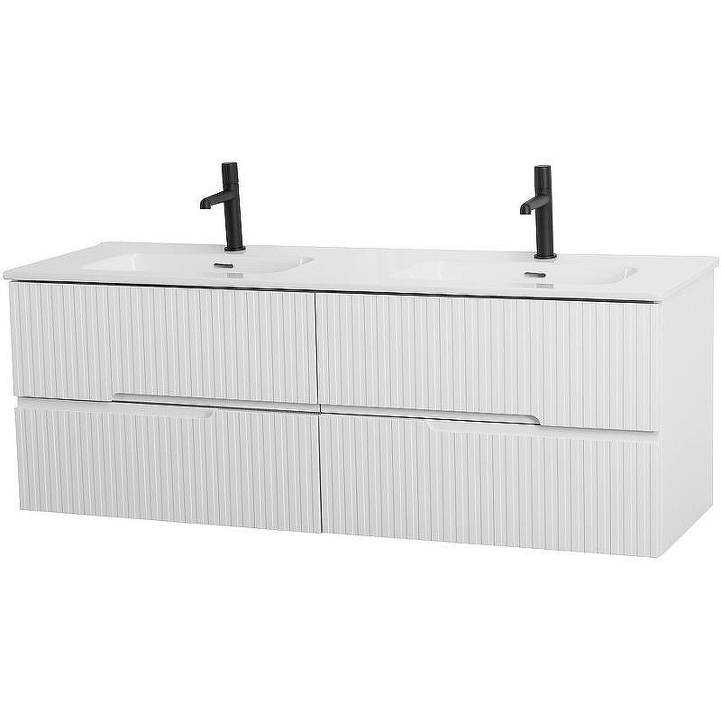 Тумба под раковину Cezares Duet-N 140 DUET-N-1400-4C-SO-2-BL подвесная