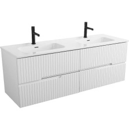 Тумба под раковину Cezares Duet-N 140 DUET-N-1400-4C-SO-2-BL подвесная