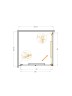 Душевой уголок Cezares Lux 100x100 LUX-A-FS-1-100-C-CR