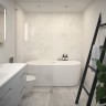 Акриловая ванна Cezares Slim 180x80 SLIM CENTRAL-180-80-60-W37-SET