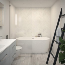 Акриловая ванна Cezares Slim 180x80 SLIM CENTRAL-180-80-60-W37-SET