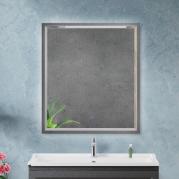 Зеркало Cezares Interni 80 CZR-SPC-INT-800-900-LED-TCH-WARM-TIT с подсветкой