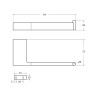 Держатель туалетной бумаги Cezares Slider SLIDER-PH1-01