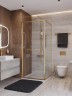 Душевой уголок Cezares Lux 90x90 LUX-A-FS-1-90-C-BORO