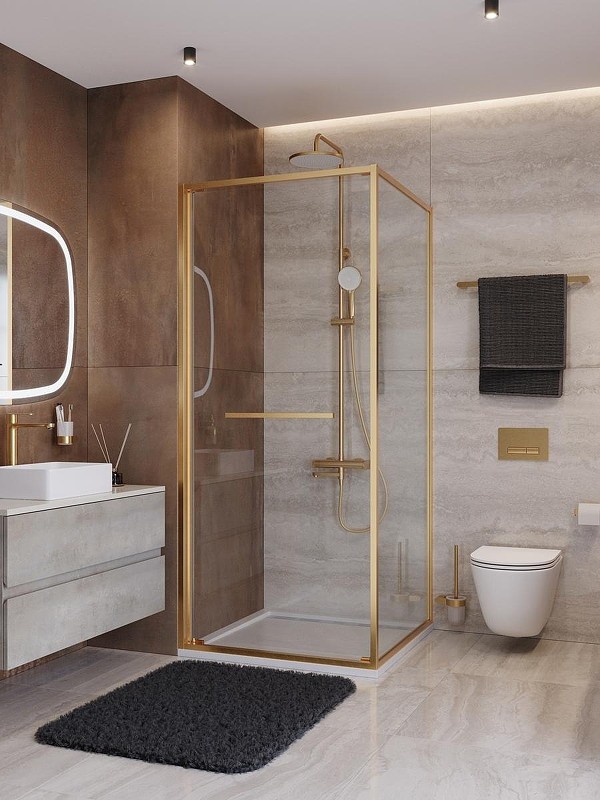 Душевой уголок Cezares Lux 90x90 LUX-A-FS-1-90-C-BORO
