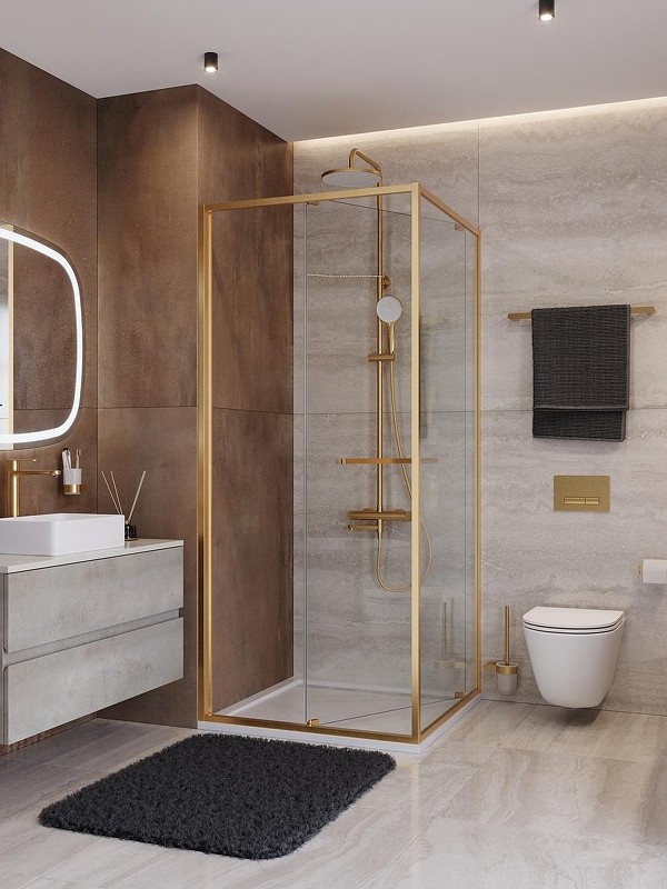 Душевой уголок Cezares Lux 90x90 LUX-A-FS-1-90-C-BORO
