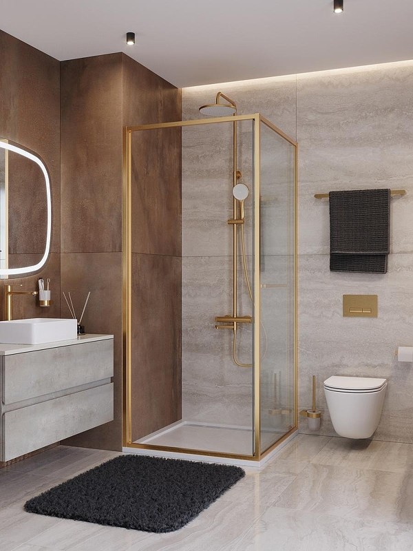Душевой уголок Cezares Lux 90x90 LUX-A-FS-1-90-C-BORO