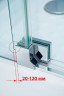 Душевой уголок Cezares Slider 90x100 SLIDER-AH-1-100-80/90-C-NERO