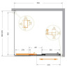 Душевой уголок Cezares Molveno 100x90 MOLVENO-AHF-31-100/90-C-CR-IV