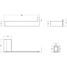 Держатель туалетной бумаги Cezares Stylus STYLUS-PH-01