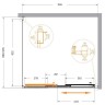 Душевой уголок Cezares Molveno 100x90 MOLVENO-AHF-31-100/90-C-GM-IV