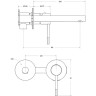 Смеситель для раковины Cezares Relax RELAX-BLI2-2-GM-W0