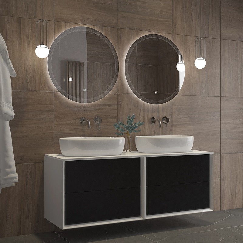 Зеркало Cezares Eco 80 CZR-SPC-ECO-800-LED-TCH с подсветкой