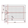 Акриловый поддон для душа Cezares Tray A 110x80 TRAY-A-AH-110/80-15-W