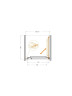 Душевая дверь Cezares Lux 70 LUX-B-FS-1-70-C-CR
