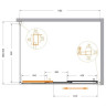 Душевой уголок Cezares Molveno 120x90 MOLVENO-AHF-31-120/90-C-BORO-IV