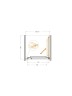 Душевая дверь Cezares Lux 70 LUX-B-FS-1-70-C-GM