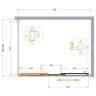 Душевой уголок Cezares Molveno 120x90 MOLVENO-AHF-31-120/90-C-CR-IV