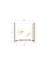 Душевая дверь Cezares Lux 80 LUX-B-FS-1-80-C-CR