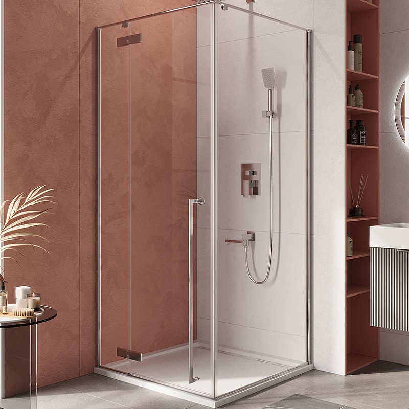 Душевой уголок Cezares Liner 90x90 L LINER-A-1-90-C-Cr-L