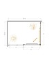 Душевой уголок Cezares Lux 140x100 LUX-AH-FS-11-140/100-C-GM