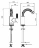 Смеситель для биде Cezares Olimp BSM2-L OLIMP-BSM2-03/24-L