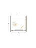 Душевая дверь Cezares Lux 90 LUX-B-FS-1-90-C-CR
