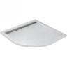 Душевой поддон из искусственного камня Cezares Tray AS 90x90 TRAY-AS-R-90-30-W
