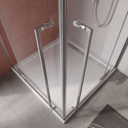 Душевой уголок Cezares Liner 100x100 LINER-A-2-100-C-Cr
