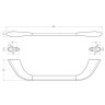 Полотенцедержатель Cezares Liner LINER-TH02-GM