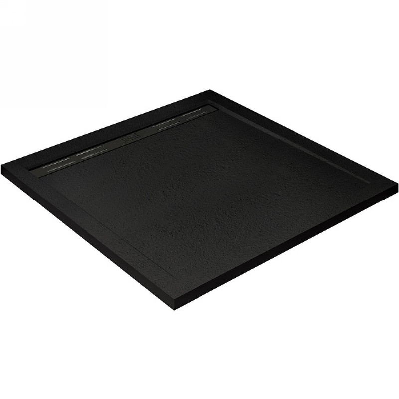Душевой поддон из искусственного камня Cezares Tray AS 100х100 TRAY-AS-A-100-30-NERO
