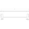 Полотенцедержатель Cezares Slider SLIDER-TH-60-NOP