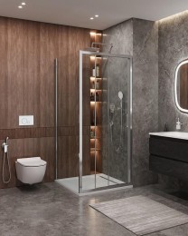 Душевой уголок Cezares Molveno 90x90 MOLVENO-AF-31-90-C-CR-IV